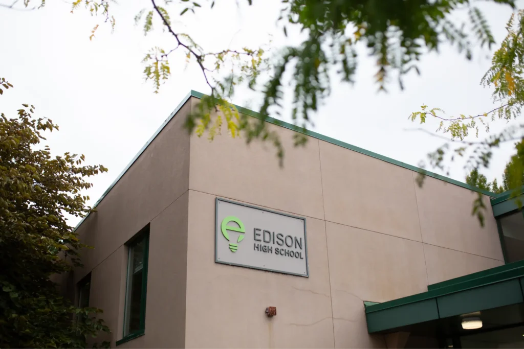 Edison High School Facade